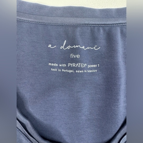 a domani sleep Breezy Short Sleeve Pajama Woven V Neck T Shirt Size XXL - Picture 5 of 13